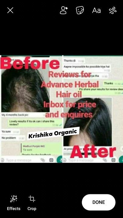 Hair oil  uploaded by Krishika Organic  on 4/7/2021