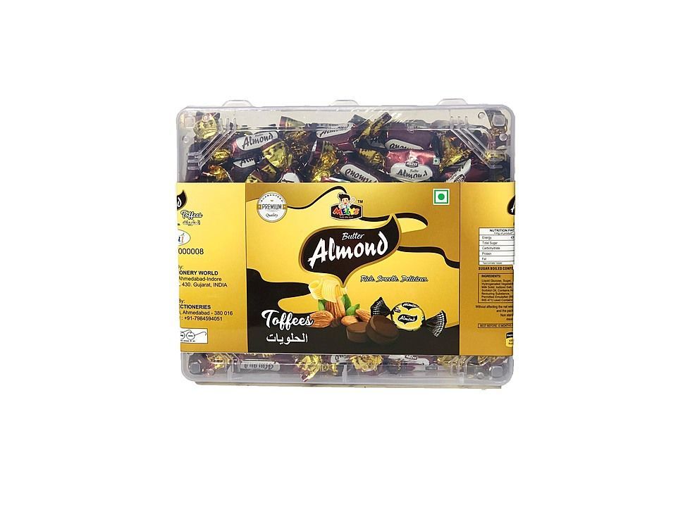 150 piece almond toffee container lunch box  uploaded by TriStar Confectioneries on 7/23/2020