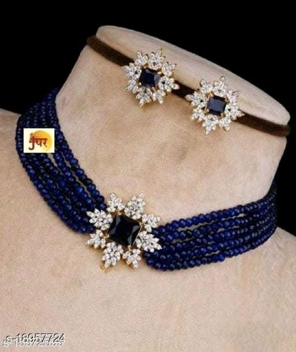 Post image Catalog Name:*Elite Graceful Women Necklaces &amp; Chains*
Base Metal: Meta
Plating: Gold Plated
Stone Type: Artificial Beads
Sizing: Adjustable
Type: Necklace
Multipack: 1
Sizes: Free Size
Dispatch: 2-3 Days
750/- fs