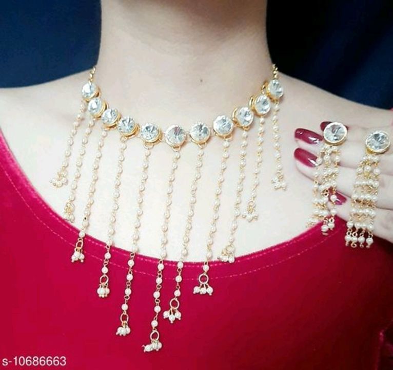 Post image Shimmering Chic Jewellery Sets

Base Metal: Alloy
Plating: Gold Plated
Stone Type: Pearls
Sizing: Variable (Product Dependent)
Type: Necklace and Earrings
Multipack: 1
Dispatch: 2-3 Days
Rs.280
