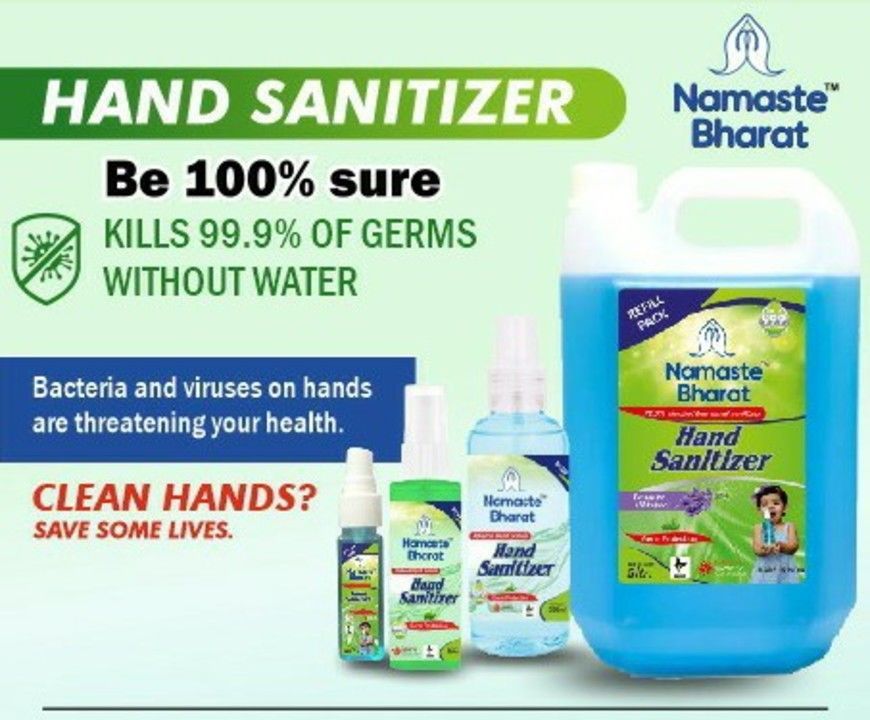 Namaste Bharat Hand Sanitizer uploaded by business on 4/8/2021