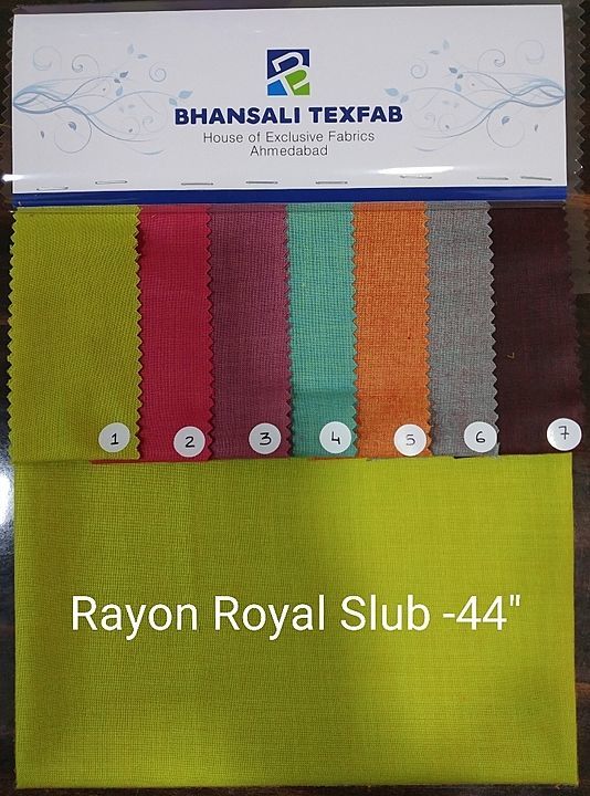 Rayon Royal Slub uploaded by Bhansali Texfab on 7/23/2020
