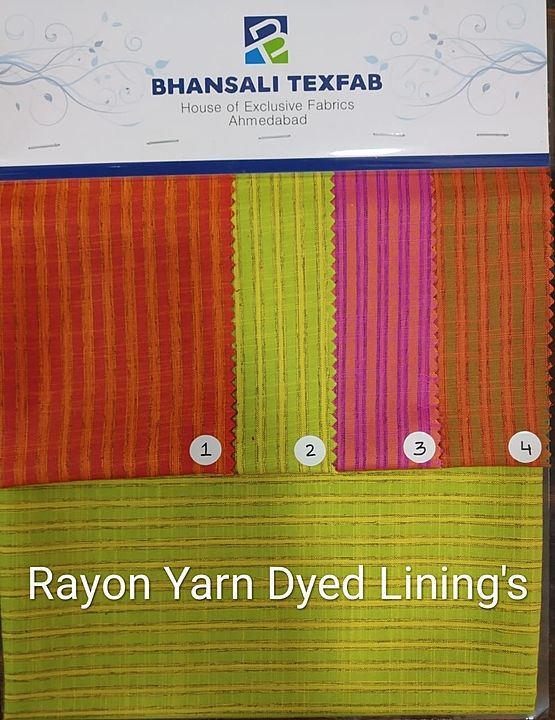 Rayon Yarn Dyed Lining 1 uploaded by Bhansali Texfab on 7/23/2020