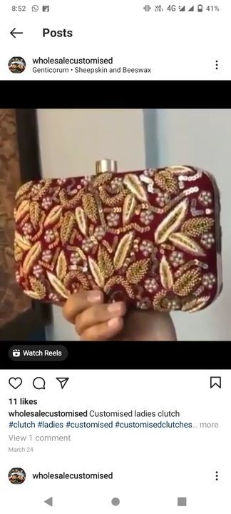 Beautiful embroidery purse  uploaded by business on 4/8/2021