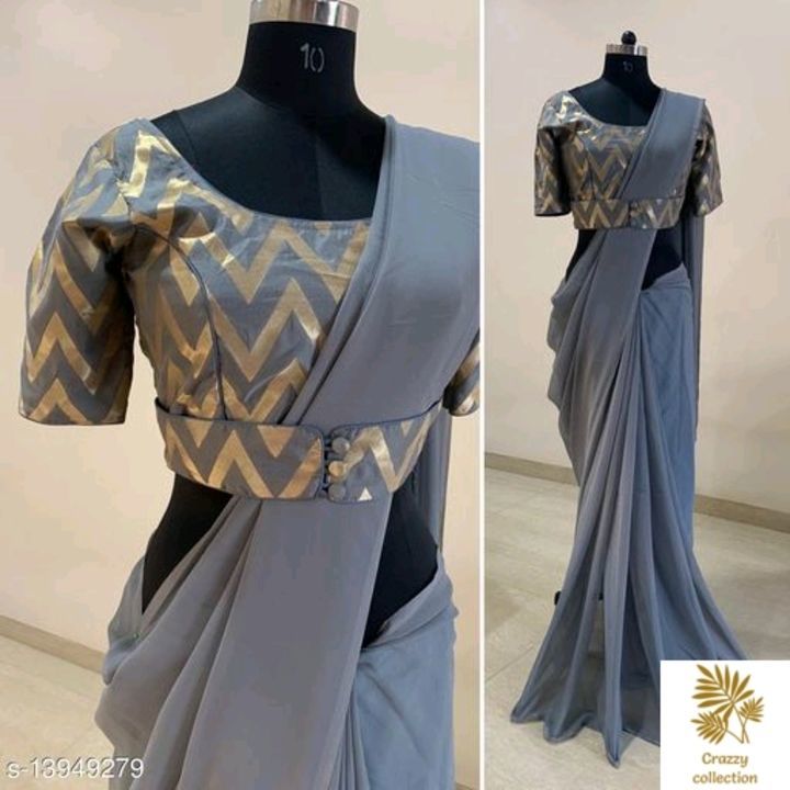 Adrika Ensemble Sarees

Saree Fabric: Georgette
Blouse: Stitched Blouse
Blouse Fabric: Jacquard
Mult uploaded by Crazy collection on 4/8/2021