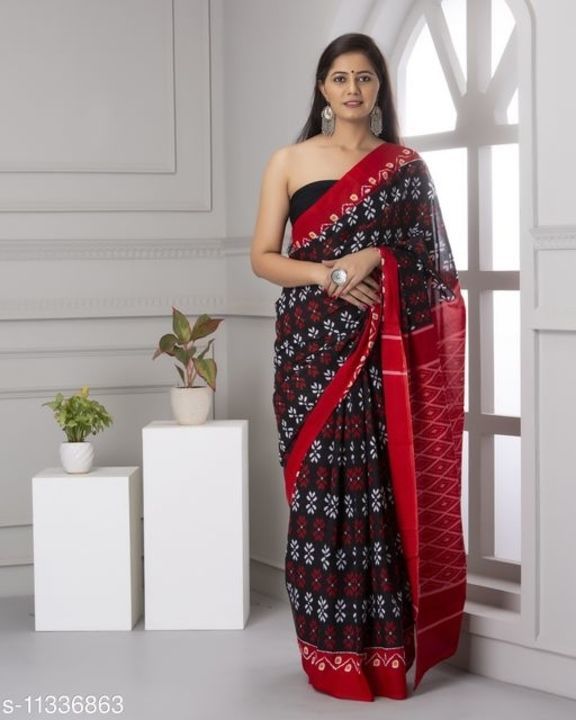 Fashionable women's cotton sarees uploaded by business on 4/8/2021