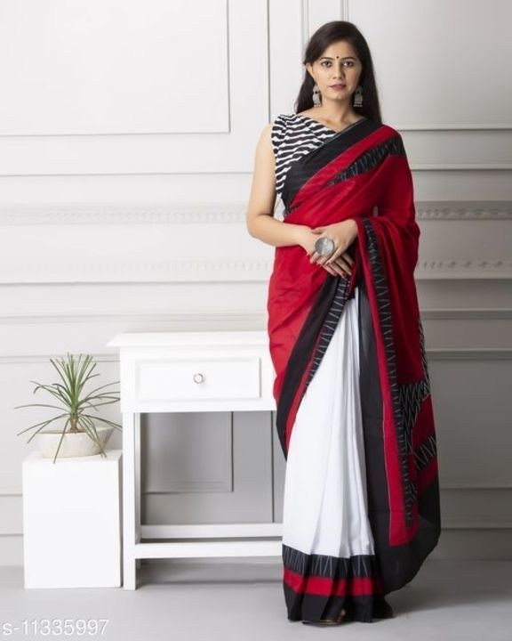 Fashionable women's cotton sarees uploaded by Vijayadurga fashions  on 4/8/2021