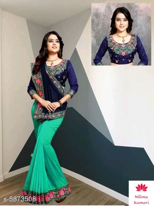Trendy Pretty Sarees

Saree Fabric: Georgette
Blouse: Running Blouse
Blouse Fabric: Georgette
Patter uploaded by Nilima Nilima on 4/8/2021