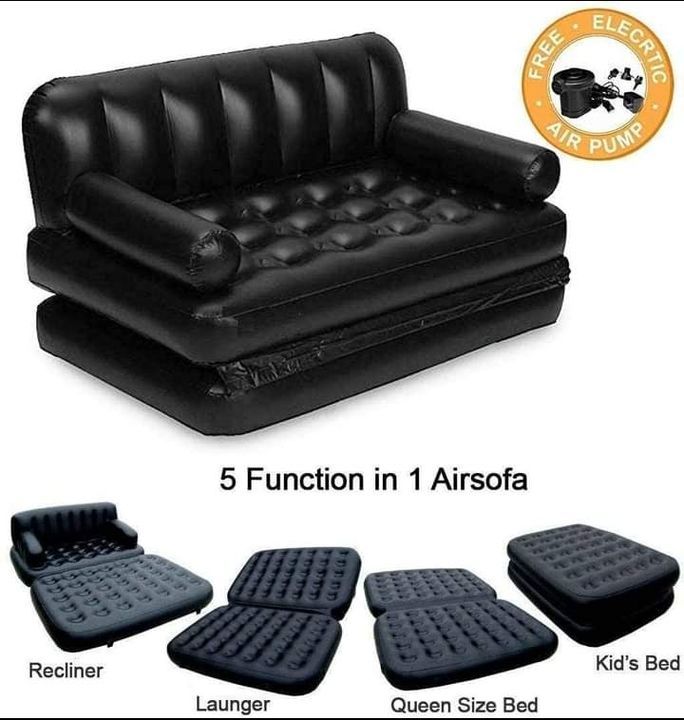 5 in 1 Multifunctional Sofa come bed with electric pump uploaded by business on 4/8/2021