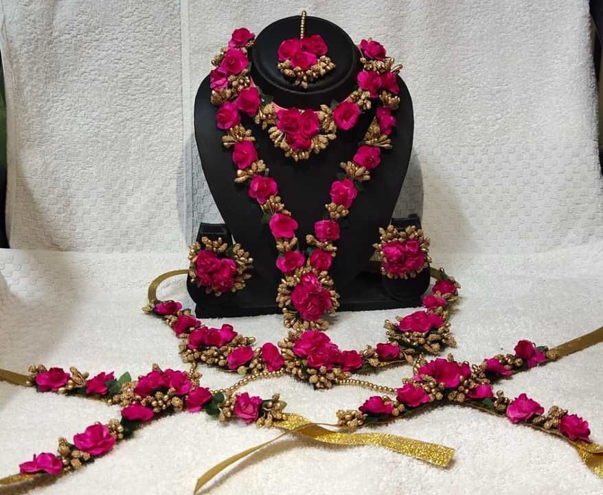 Artificial Flower Jwellary Set uploaded by Narayani Creations  on 4/8/2021