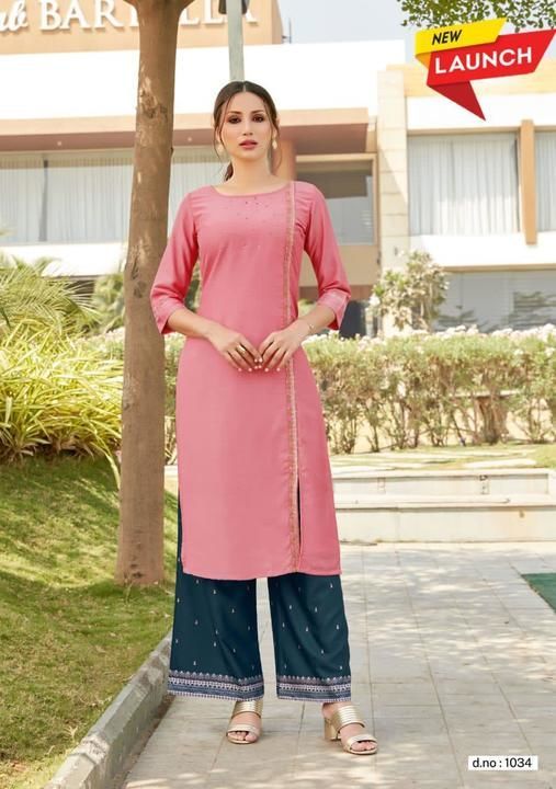 Post image FOR PRICE WHAT'S APP US AT 
https://wa.me/8866330948.


To receive Daily New Updates of Salwar Suits / Kurtis / Sarees / Lehengas Latest Catalogue @ Direct Manufacturer Rates
❀•┈┈••✿•◆❀◆•✿••┈┈• ❀

New Lonching 

1st copy

 new catalogue for kurti-plazoo-collection 

📌 Catalog : Priyal Vol-1

📌 Design : 6

📌 Fabric : Reyon 14 kg (Fancy Embroidery work )

📌 Plazoo fabric -Rayon 14 kg (Foil print)
            
📌 Size : L(40), XL(42), XXL(44)

Dispatched date : Reddy to ship 



Book now fast..🚗🚗🚗🚗🚗
❀•┈┈••✿•◆❀◆•✿••┈┈• ❀