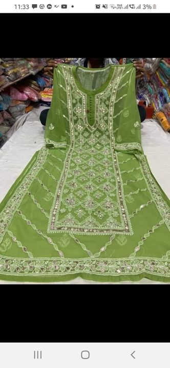 Chikan kurti  uploaded by business on 4/8/2021