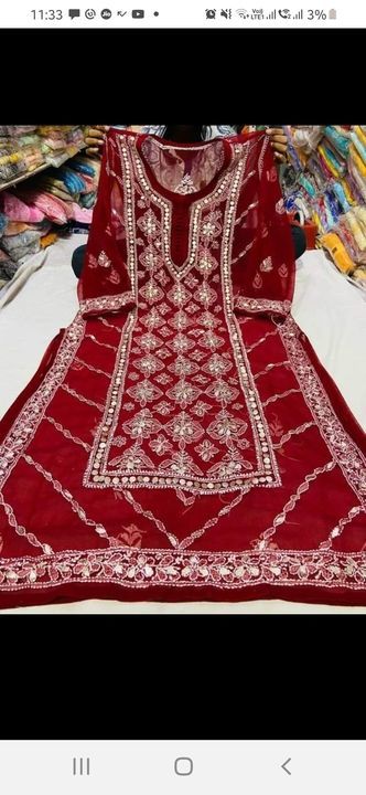 Chikan kurti  uploaded by business on 4/8/2021