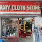 Business logo of Army cloth store 