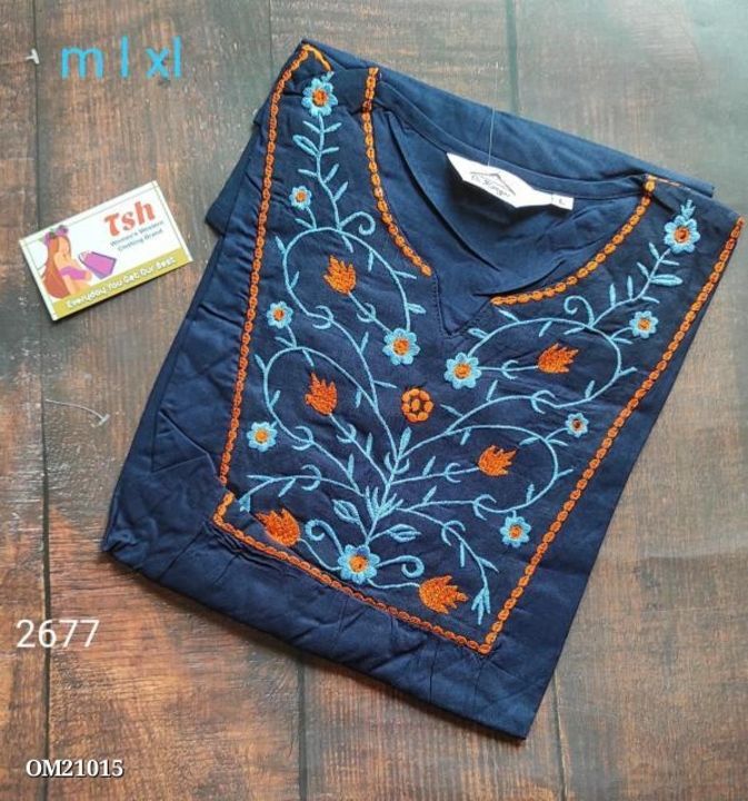 Post image *latest collection of top*

TSH BRAND'S 🌟

Delivery available
💝💝💝💝💝💝💝💝💝
Rayon heavy embroidered tops
M- 38
L-40
Xl- 42
Xxl-44

Length- 27 app
🎀🎀🎀🎀🎀🎀🎀🎀🎀


 top at r


🥰Everyday you get our best🥰

Starting @₹ 520.0
*Free Shipping*