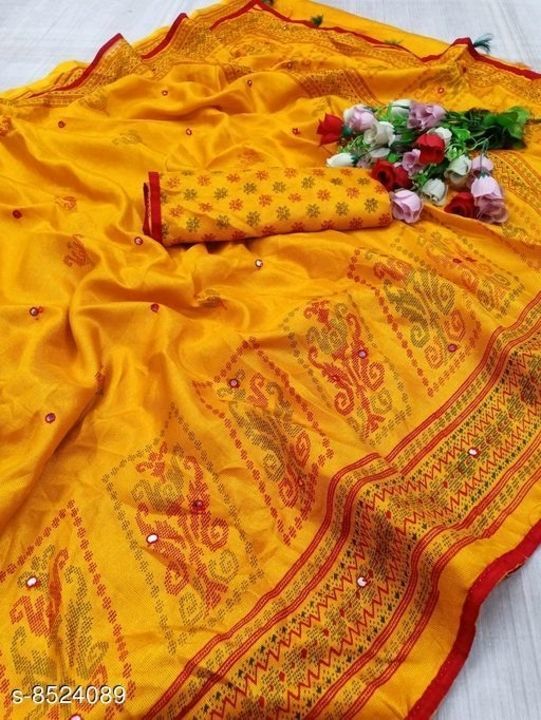 Alisha Alluring Sarees

Saree Fabric: Linen
Blouse: Running Blouse
Blouse Fabric: Linen
Pattern: Pri uploaded by business on 4/8/2021