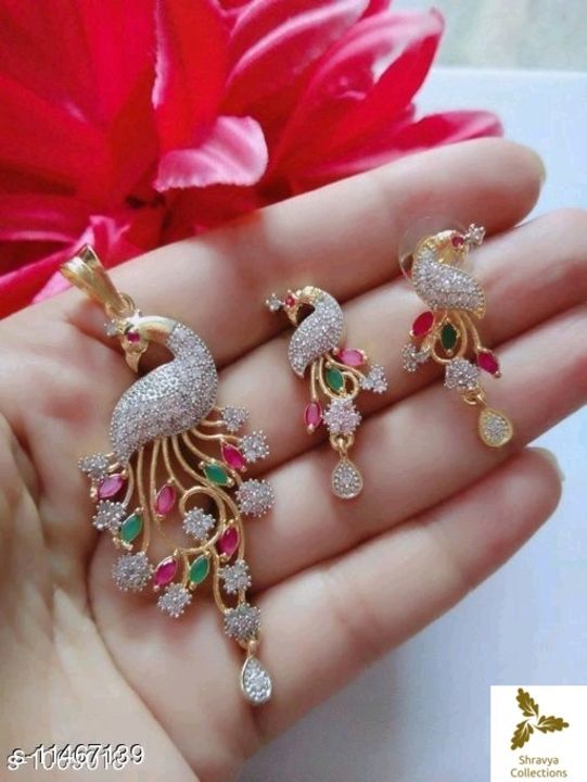 Beautiful chine with Earrings uploaded by business on 4/8/2021