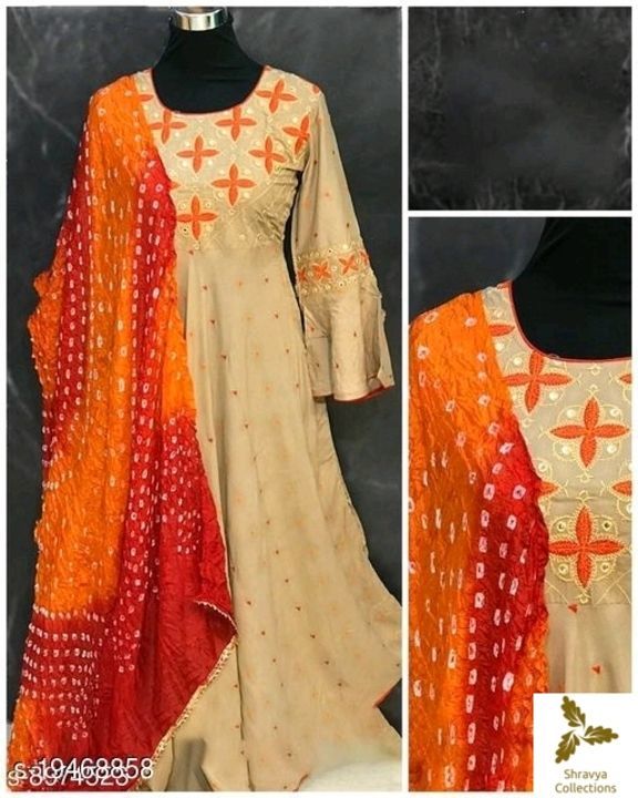 Kurthi with duppata uploaded by Shravya collections on 4/8/2021