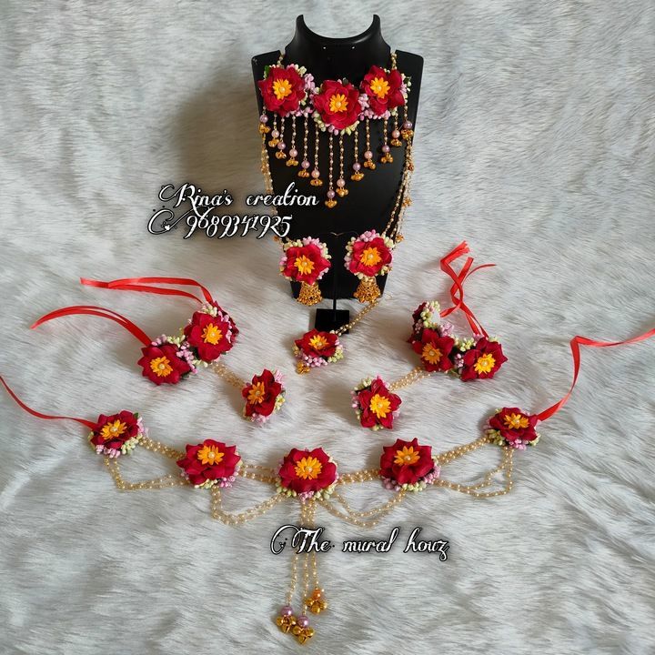 Floral jewellery for mehendi  uploaded by business on 4/9/2021