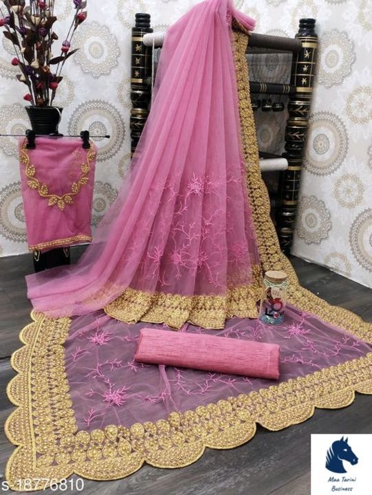 Women fancy saree uploaded by Maa Tarini Shop on 4/9/2021