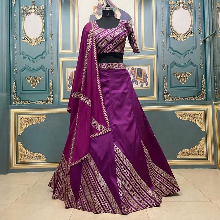 Post image FOR PRICE WHAT'S APP US AT 
https://wa.me/8866330948.


To receive Daily New Updates of Salwar Suits / Kurtis / Sarees / Lehengas Latest Catalogue @ Direct Manufacturer Rates
❀•┈┈••✿•◆❀◆•✿••┈┈• ❀
Magenta Lehenga (Semi-Stitch)
Lehenga Fabric :- Taffeta    
Lehenga Inner :- Crape
Lehenga Colour :- Magenta  
Lehenga Length :- 44"
Lehenga Size :- 44"
Lehenga Type :- Kali 
Lehenga Kali :- 9 kali 
Lehenga Flair :- 3.5 MTR
Blouse Fabric :- Taffeta   (0.80 Mtr)
Blouse Colour :- Magenta 
Blouse work :- Embroidery Zari Work  
Dupatta Fabric :- American Crape 
Dupatta Work :-  Embroidery Work Lace 
Dupatta Length :- 2.25 Mtr 
Weight :- 918 GM
❀•┈┈••✿•◆❀◆•✿••┈┈• ❀