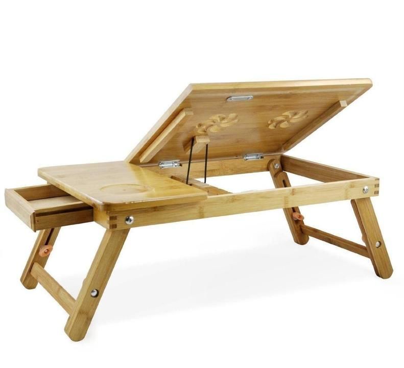 Foldable Multipurpose Laptop Table with Drawer uploaded by Shopee on 4/9/2021