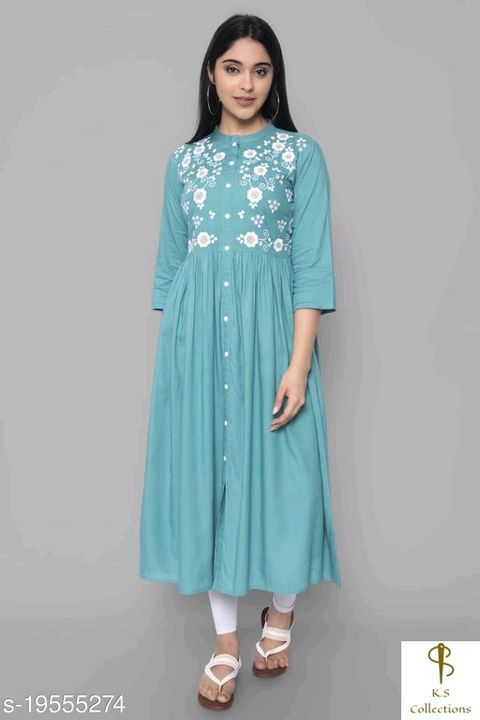 Attractive kurti uploaded by business on 4/9/2021