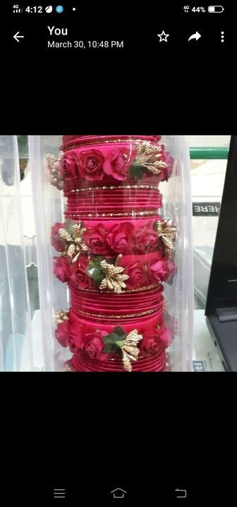 Floral bangles uploaded by business on 4/9/2021