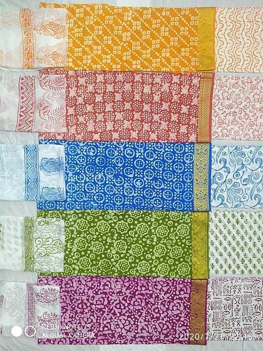 Wax Batik Print
Cotton fabric
Top border patta
Shiffon Dupatta uploaded by business on 7/24/2020