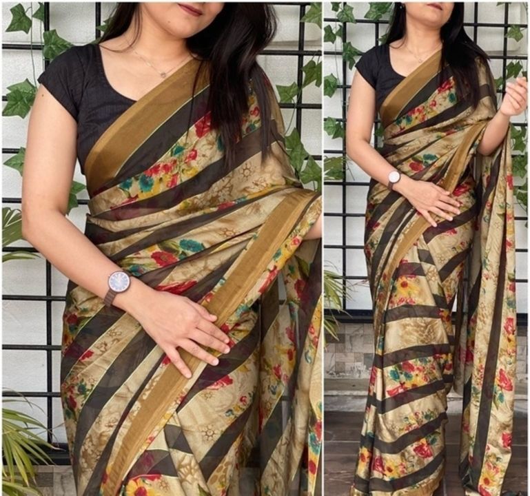 Post image *Catalog Name:* Glamorous Printed Georgette Sarees
Price-₹650
*Details:*
Description: Printed Saree With 1 Blouse Piece
Fabric: Saree: Georgette, Blouse: Georgette 
Length: Saree : 5.5 mtr, Blouse: 0.8 mtr
Work: Saree: Printed, Blouse: Solid 

Designs: 4

💥 *FREE Shipping* 
💥 *FREE COD* 
💥 *FREE Return &amp; 100% Refund* 
🚚 *Delivery*: Within 7 days