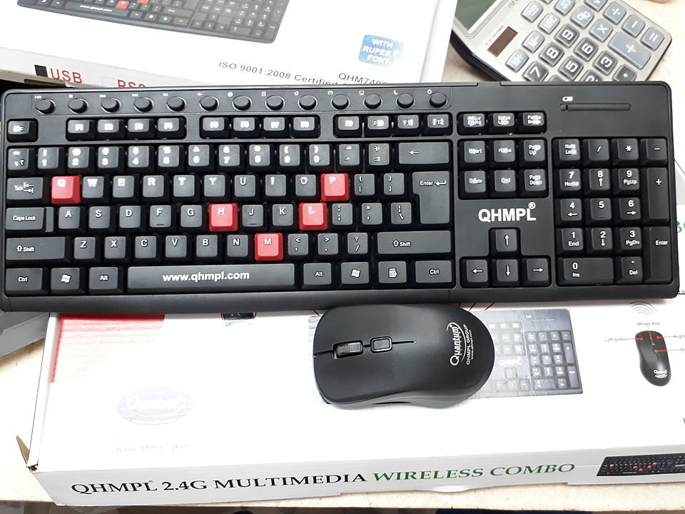 Wireless keyboard and mouse  uploaded by Madhav Enterprise & Graphics  on 7/24/2020