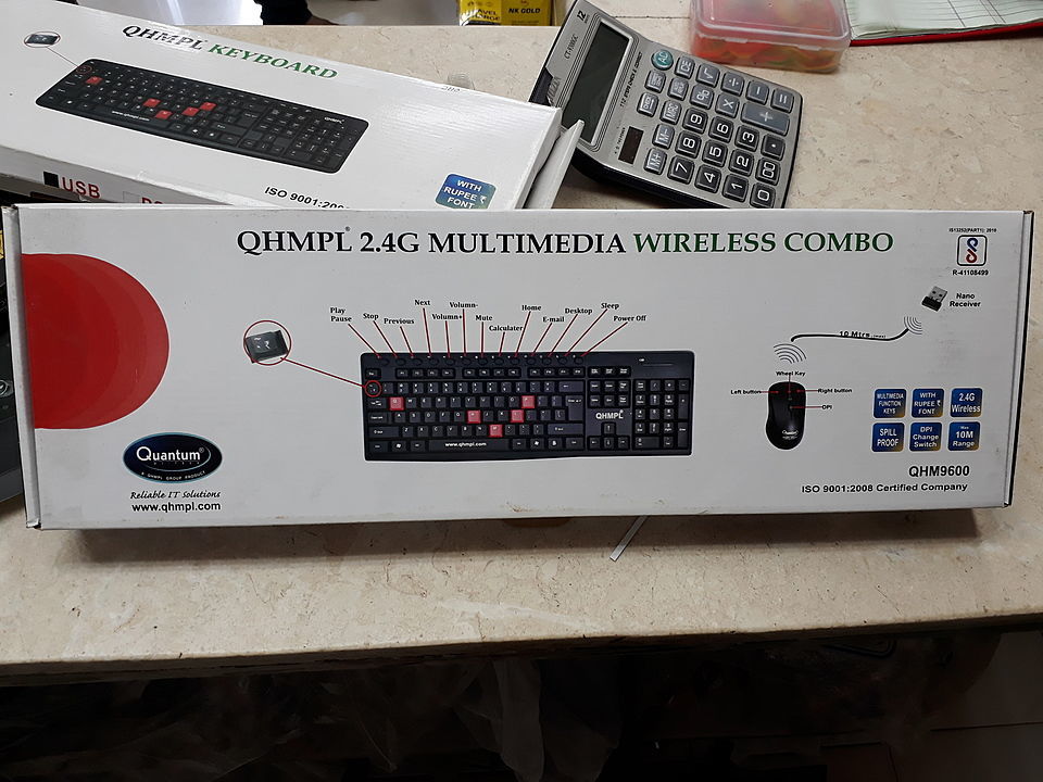 Wireless keyboard and mouse  uploaded by Madhav Enterprise & Graphics  on 7/24/2020