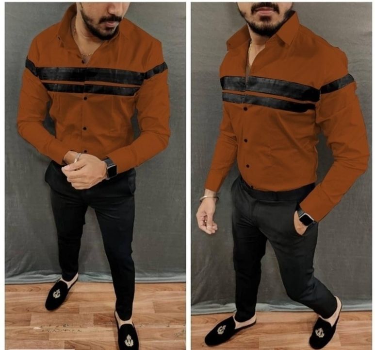 Post image *Catalog Name:* Lycra Stretchable Stripes Slim Fit Full Sleeves Casual Shirts
Price-₹670
*Details:*
Description: It has 1 Piece of Mens Shirt
Material: Lycra Stretchable
Size Chest Measurements (In Inches): M-39, L-41, XL-43
Sleeve: Full Sleeves
Work: Stripes 
Length (in Inches): M-28, L-29, XL-30
Fit: Slim Fit
Color: Sky Blue, Red
Designs: 4

💥 *FREE Shipping* 
💥 *FREE COD* 
💥 *FREE Return &amp; 100% Refund* 
🚚 *Delivery*: Within 7 days