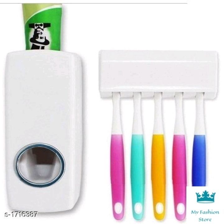 Toothpaste Dispenser With Detachable Toothbrush Holder
 uploaded by business on 4/9/2021
