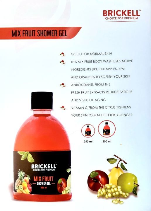 Mix fruit shower gel uploaded by business on 4/9/2021