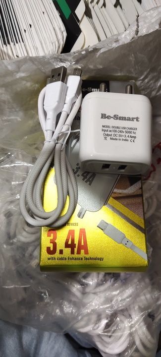 Be smart adaptor  cable 3.4 Amp  uploaded by business on 4/9/2021