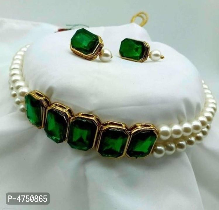 Post image Only rs 330/-Pearl Crystal Choker Necklace Sets

Material: Copper
Stone Type: Pearl
Returns:  Within 7 days of delivery. No questions asked