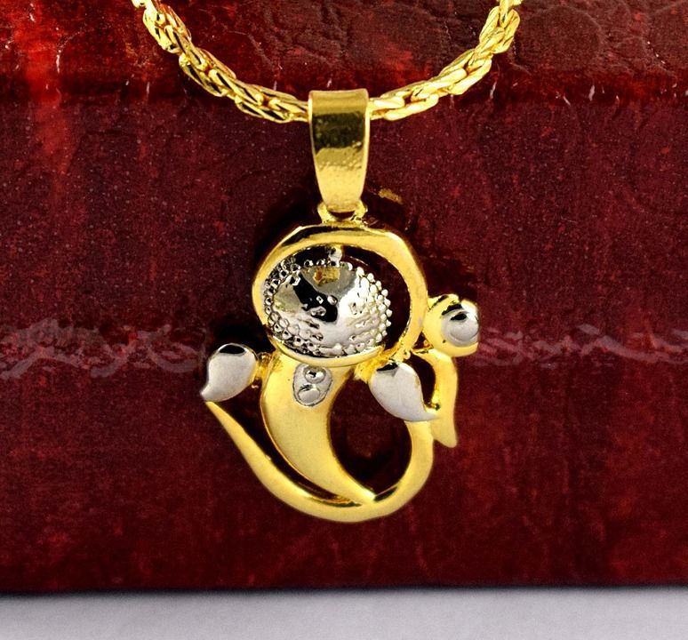 24k Religious Pendant Dual Tone Locket for Men and Women uploaded by business on 7/24/2020