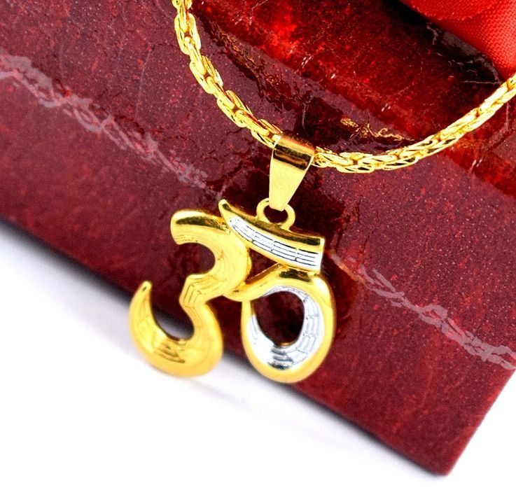 24k Religious Pendant Dual Tone Locket for Men and Women uploaded by business on 7/24/2020