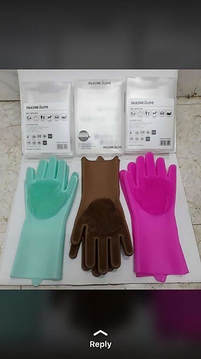 Washing silicon gloves set of 2pcs uploaded by LAKSHMI MARKETING  on 5/19/2020