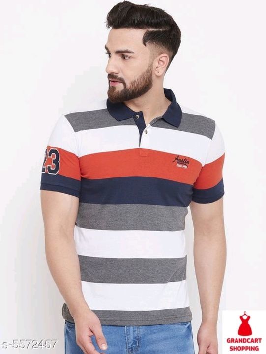 Trendy Partywear Men Tshirts uploaded by GRANDCART SHOPPING  on 4/9/2021