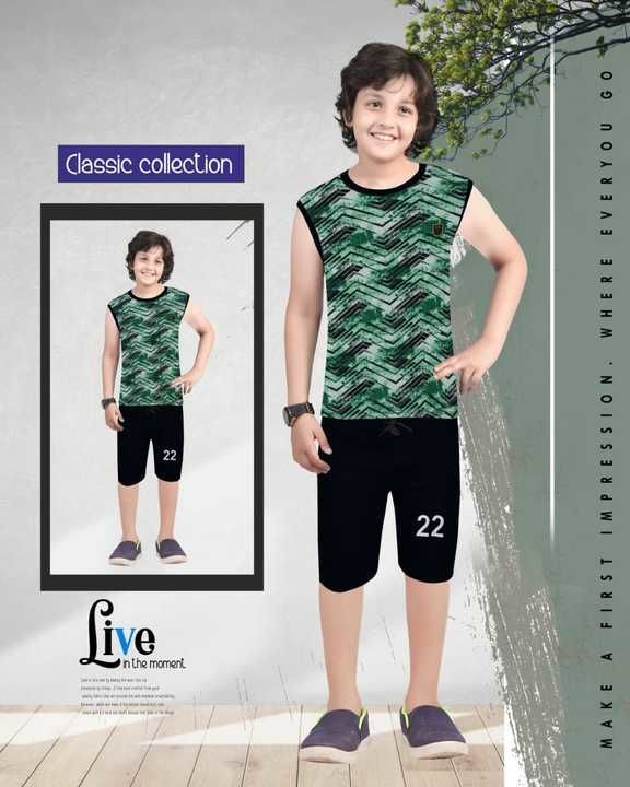 Kids CAPRI SUIT uploaded by SURBHI HOSIERY AND GARMENTS on 4/10/2021