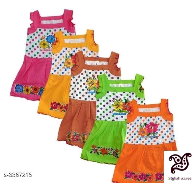 Elegant kid's  girl's frock (pack of 5) uploaded by business on 4/10/2021