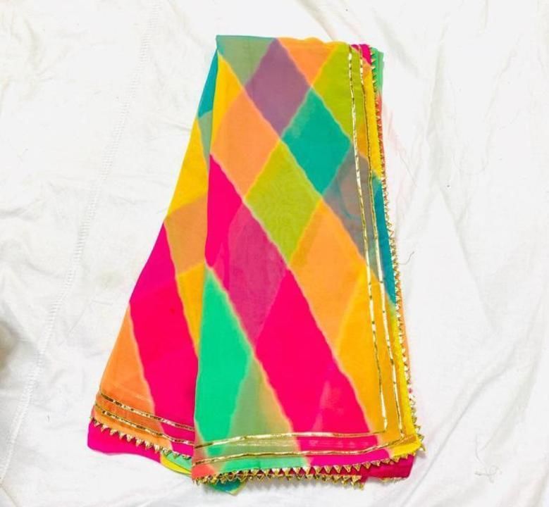 *Multi color Lehriya*🌈

New Collection of Traditional Lahariya Saree 

GEORGETTE fabric 
Lehriya Hi uploaded by Style on 4/10/2021