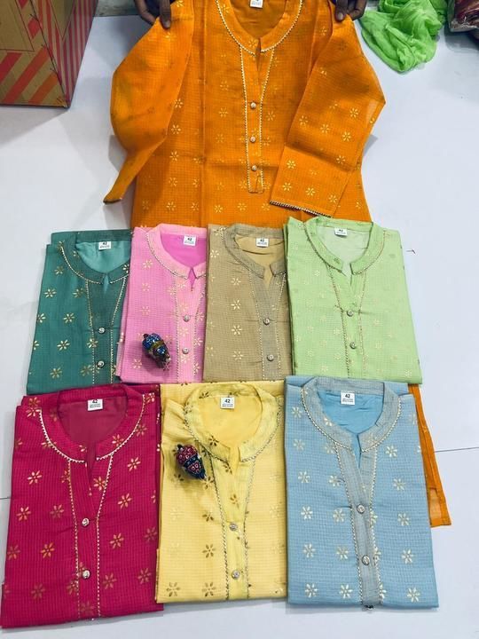COTTON KURTIA uploaded by R BOUTIQUE COLLECTION on 4/10/2021