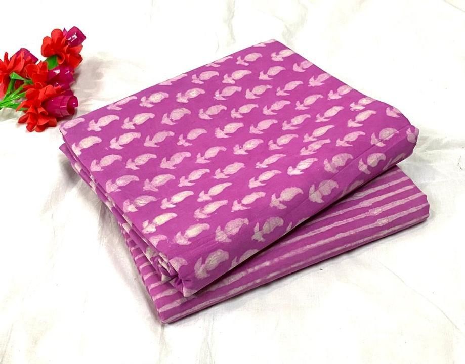 Cotton Jaipuri kurti fabric  uploaded by Bansari collection on 4/10/2021