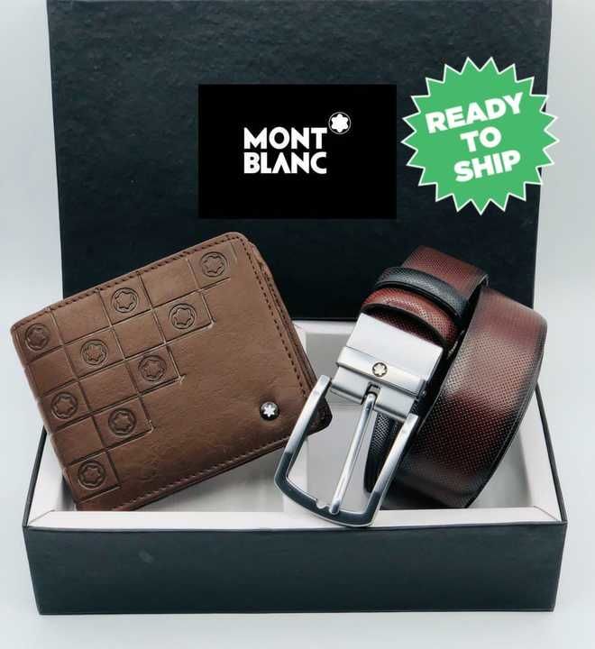 Bnwmpc
* 😍 WALLET😍&BELT* combo
       GENUINE LEATHER 
             ❇️ HEAVY buckle ❇️
     
    G uploaded by XENITH D UTH WORLD on 4/10/2021