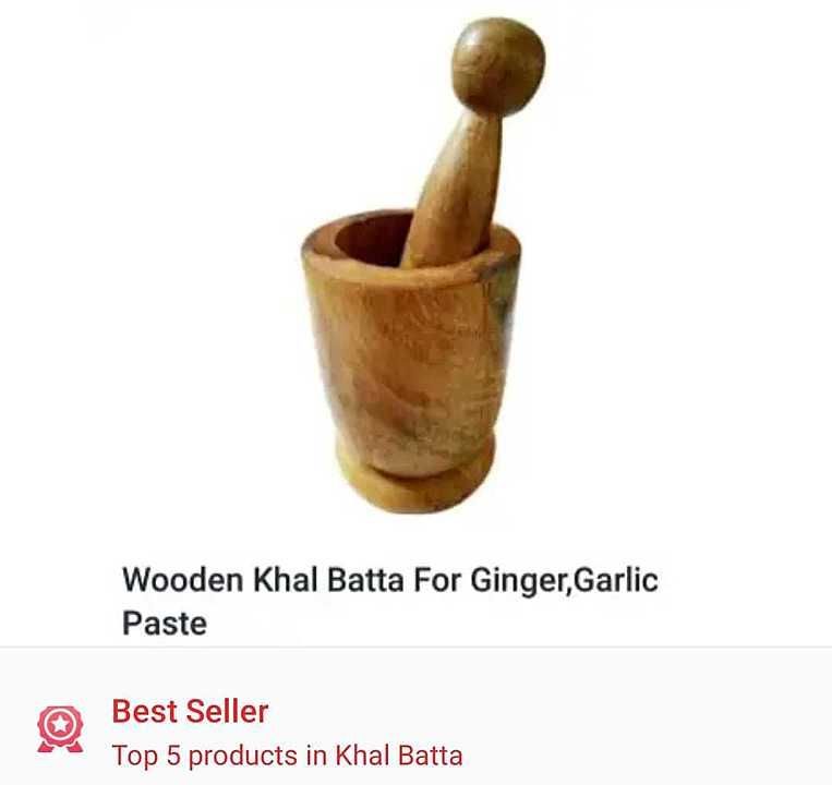 Wooden khal batta  uploaded by Wholesale Bazaar  on 7/24/2020