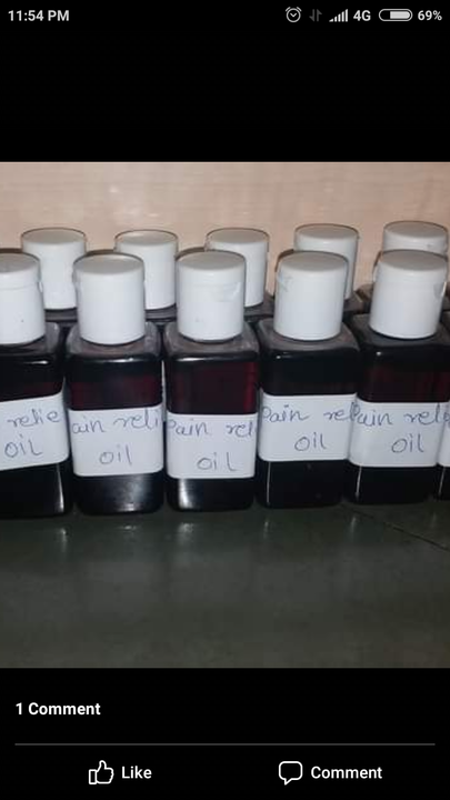 Handmade pain relief oil  uploaded by business on 4/10/2021
