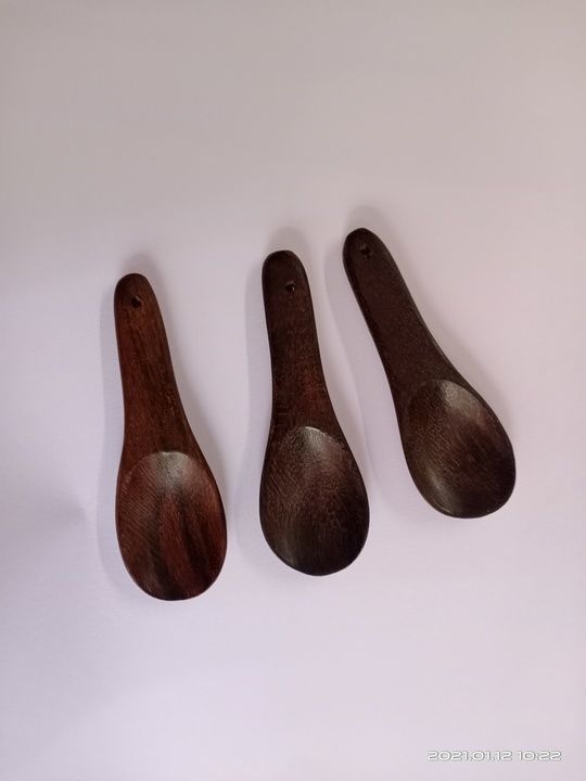 Wooden mini spoons wooden mini spatula uploaded by Wooden handi craft on 4/10/2021